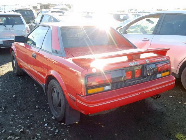 JT2AW15C1J0138734 - 1988 TOYOTA MR2 RED photo 3