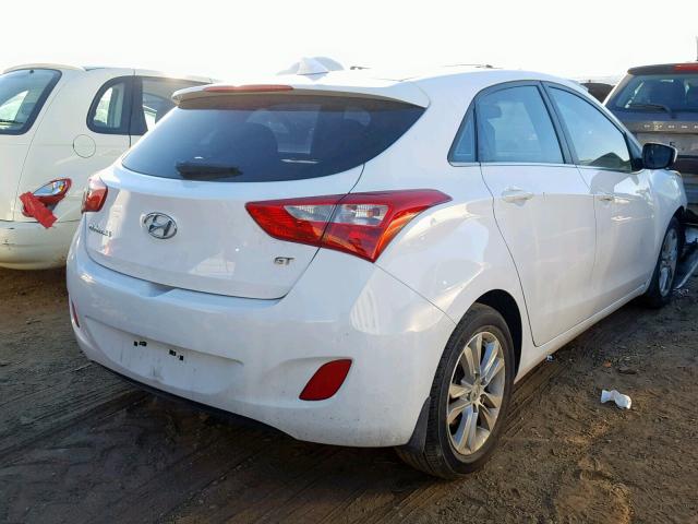 KMHD35LE6DU097258 - 2013 HYUNDAI ELANTRA GT WHITE photo 4