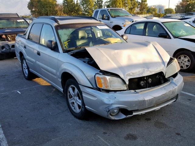 4S4BT62C557101426 - 2005 SUBARU BAJA SPORT SILVER photo 1