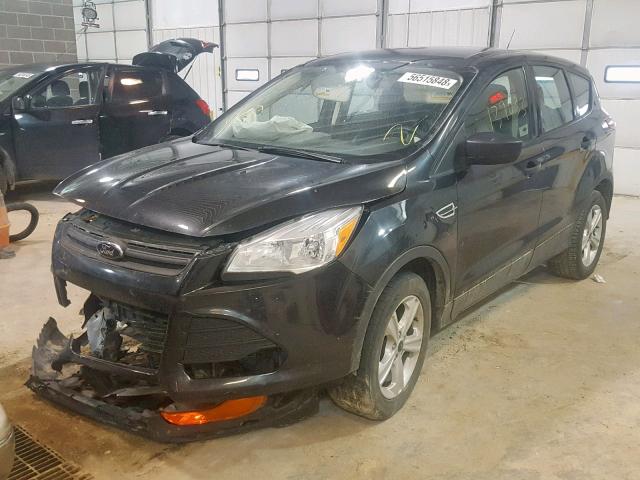 1FMCU0F75EUE26249 - 2014 FORD ESCAPE S BLACK photo 2