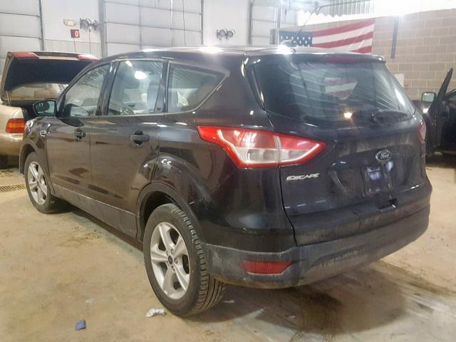 1FMCU0F75EUE26249 - 2014 FORD ESCAPE S BLACK photo 3