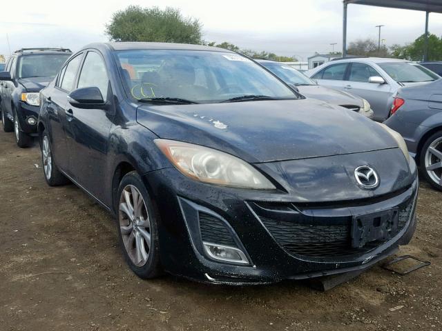 JM1BL1S69A1163345 - 2010 MAZDA 3 S BLACK photo 1