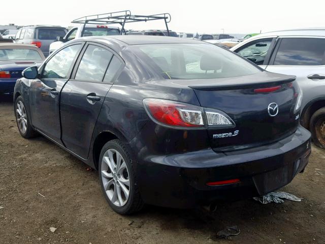 JM1BL1S69A1163345 - 2010 MAZDA 3 S BLACK photo 3