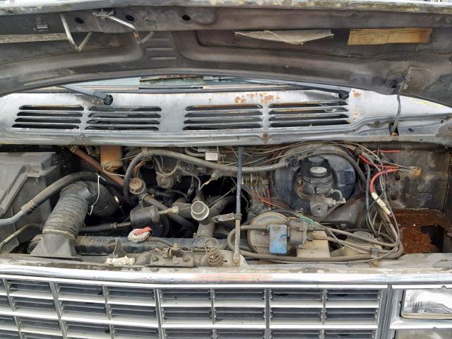 2B6HB23TXEK309595 - 1984 DODGE RAM VAN B2 SILVER photo 7