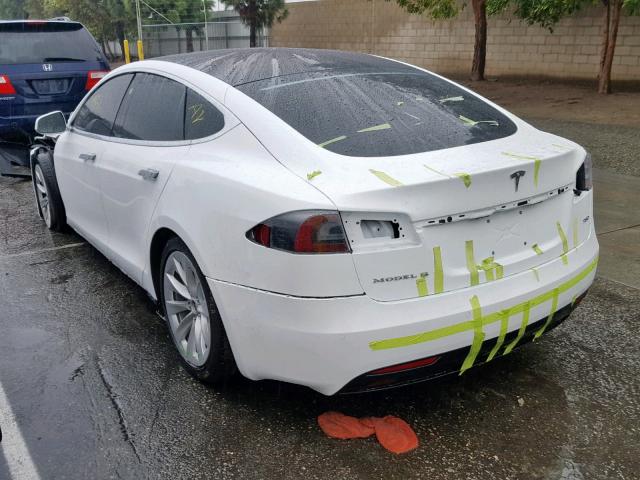 5YJSA1E23JF270090 - 2018 TESLA MODEL S WHITE photo 3