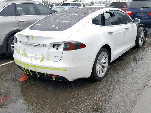 5YJSA1E23JF270090 - 2018 TESLA MODEL S WHITE photo 4