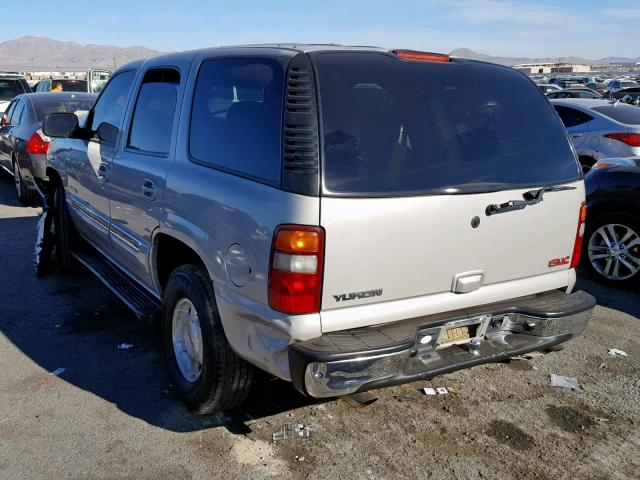 1GKEC13V04J310180 - 2004 GMC YUKON SILVER photo 3