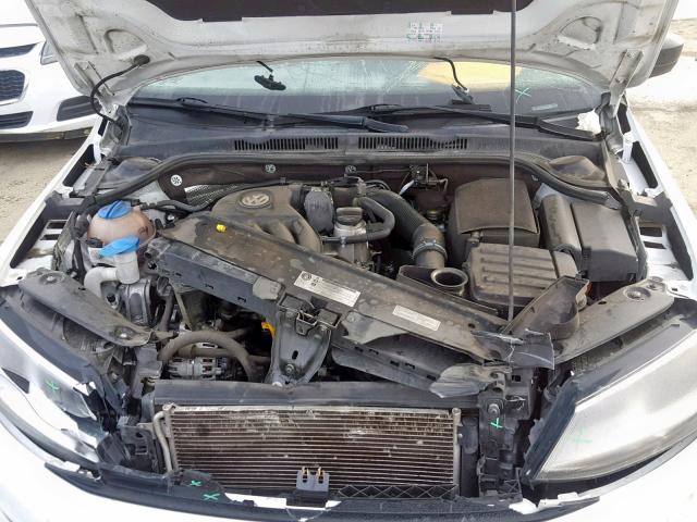 3VW2K7AJ7FM2 - 2015 VOLKSWAGEN JETTA BASE WHITE photo 7