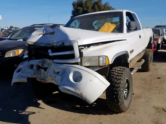 1B7KF23781J536718 - 2001 DODGE RAM 2500 WHITE photo 2