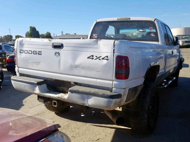 1B7KF23781J536718 - 2001 DODGE RAM 2500 WHITE photo 4