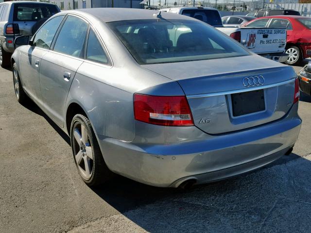 WAUDH74F28N088675 - 2008 AUDI A6 3.2 QUA GRAY photo 3