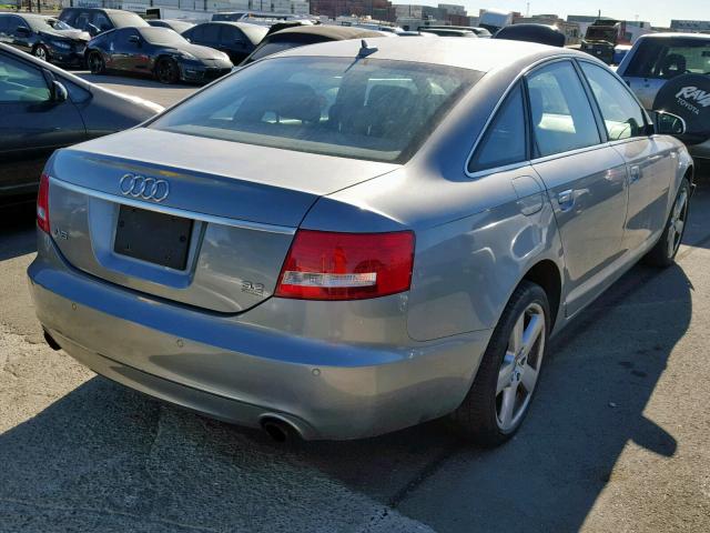 WAUDH74F28N088675 - 2008 AUDI A6 3.2 QUA GRAY photo 4