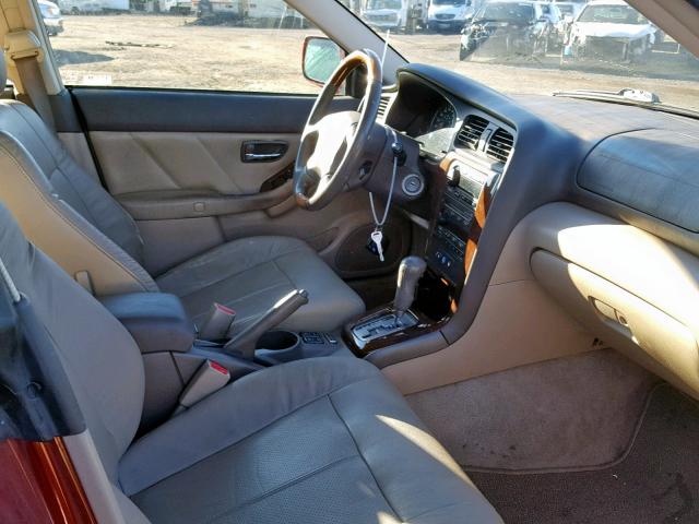 4S3BH806047610367 - 2004 SUBARU LEGACY OUT MAROON photo 5