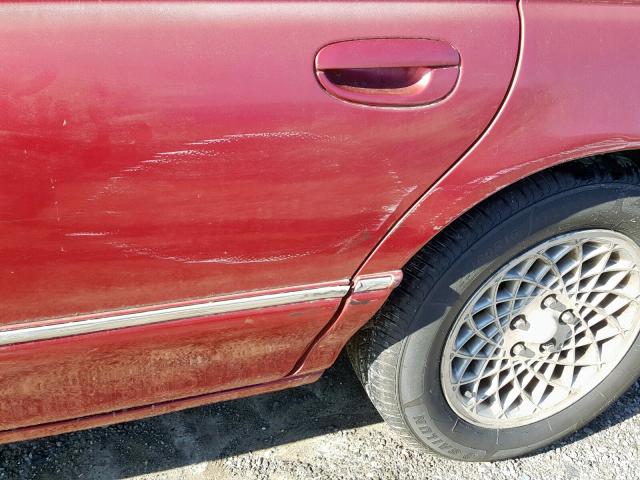 2C3HC56FXTH309272 - 1996 CHRYSLER LHS RED photo 9