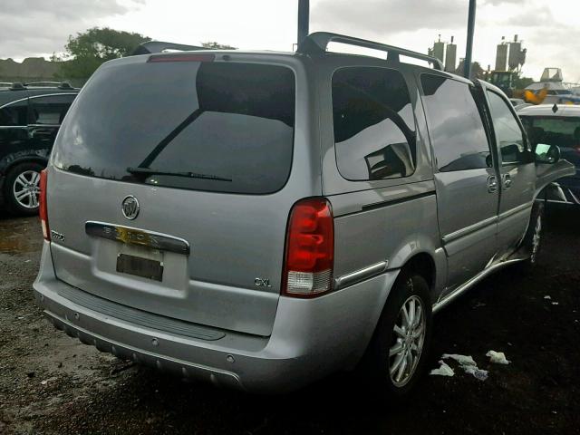 5GADV33L85D172241 - 2005 BUICK TERRAZA CX SILVER photo 4