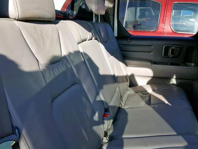 5FPYK1F54BB006952 - 2011 HONDA RIDGELINE WHITE photo 6