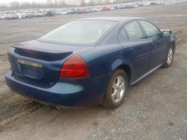 2G2WS542851156509 - 2005 PONTIAC GRAND PRIX ლურჯი ფოტო 4