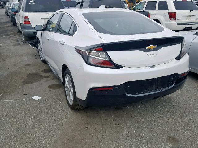 1G1RD6S53JU111510 - 2018 CHEVROLET VOLT PREMI WHITE photo 3