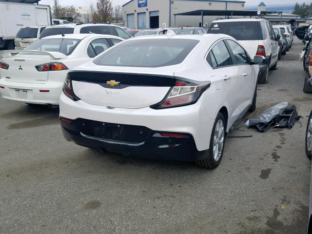 1G1RD6S53JU111510 - 2018 CHEVROLET VOLT PREMI WHITE photo 4