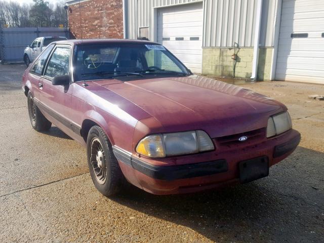 1FABP41A3KF247103 - 1989 FORD MUSTANG LX RED photo 1