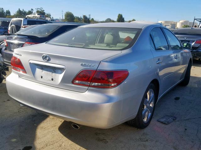 JTHBA30G255134005 - 2005 LEXUS ES 330 SILVER photo 4