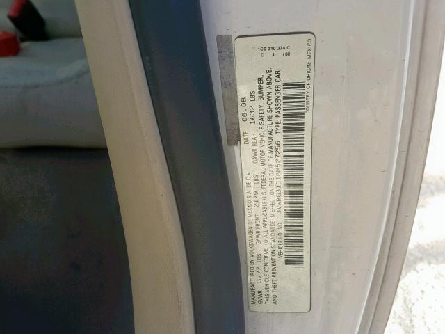 3VWRG31C18M527256 - 2008 VOLKSWAGEN NEW BEETLE Krem foto 10