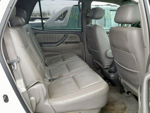 5TDBT48A93S184926 - 2003 TOYOTA SEQUOIA LI WHITE photo 6