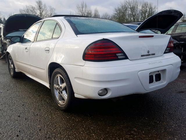 1G2NF52E54M517551 - 2004 PONTIAC GRAND AM S WHITE photo 3