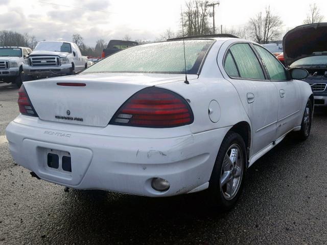 1G2NF52E54M517551 - 2004 PONTIAC GRAND AM S WHITE photo 4