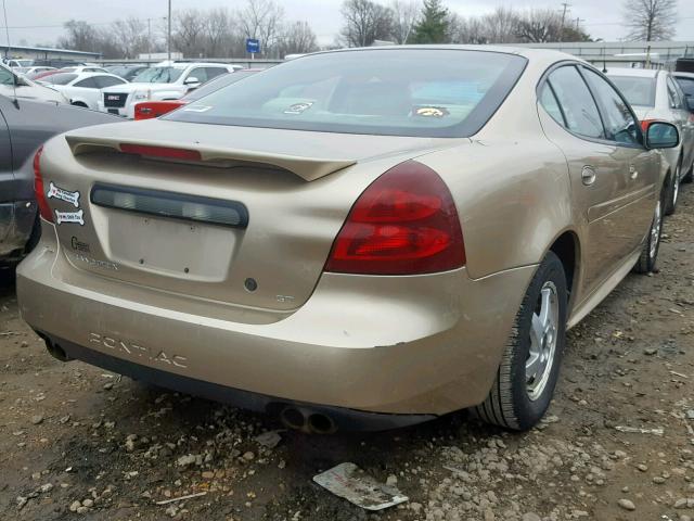 2G2WP522841252109 - 2004 PONTIAC GRAND PRIX BEIGE photo 4