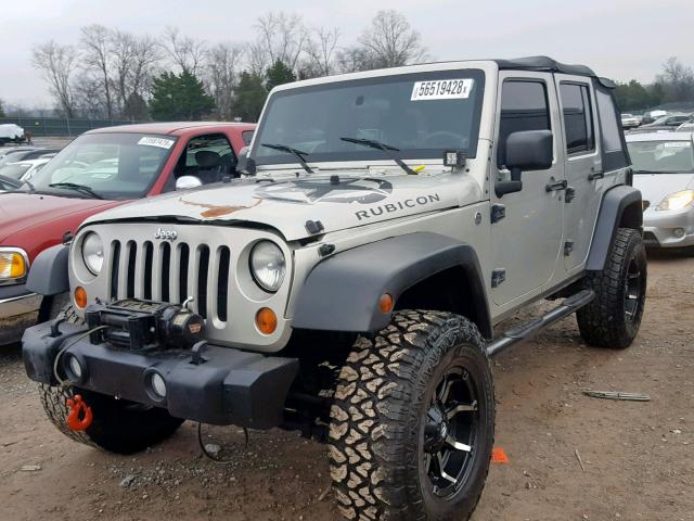 1J8GA39127L163050 - 2007 JEEP WRANGLER X SILVER photo 2