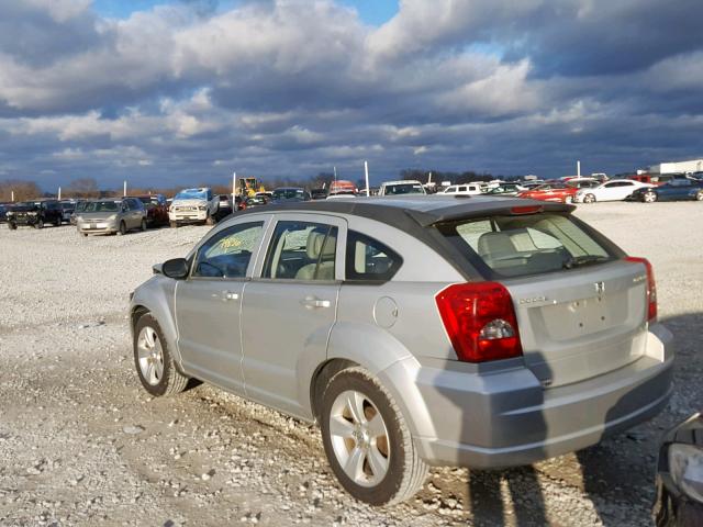 1B3CB4HA1AD635087 - 2010 DODGE CALIBER SX SILVER photo 3