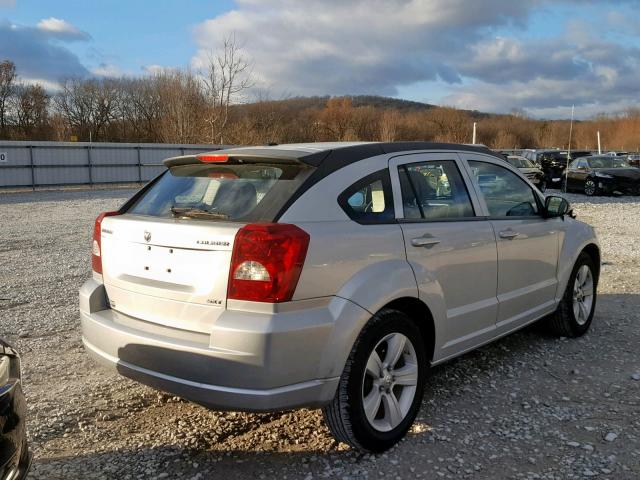 1B3CB4HA1AD635087 - 2010 DODGE CALIBER SX SILVER photo 4