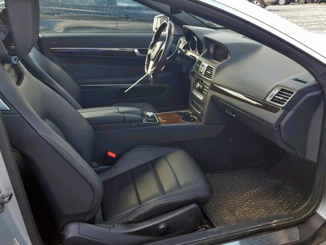 WDDKK5KF6EF263590 - 2014 MERCEDES-BENZ E 350 SILVER photo 5