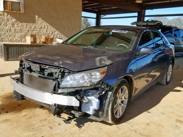 1G11C5SL1EF293209 - 2014 CHEVROLET MALIBU 1LT BLUE photo 2