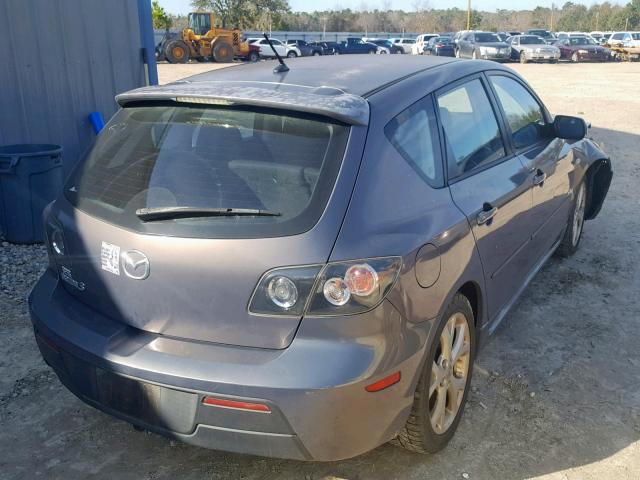 JM1BK343791227475 - 2009 MAZDA 3 S GRAY photo 4