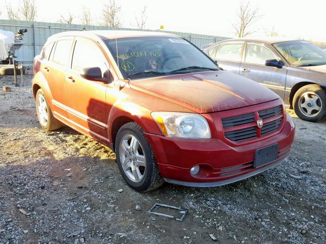 1B3HB48C97D104476 - 2007 DODGE CALIBER SX RED photo 1