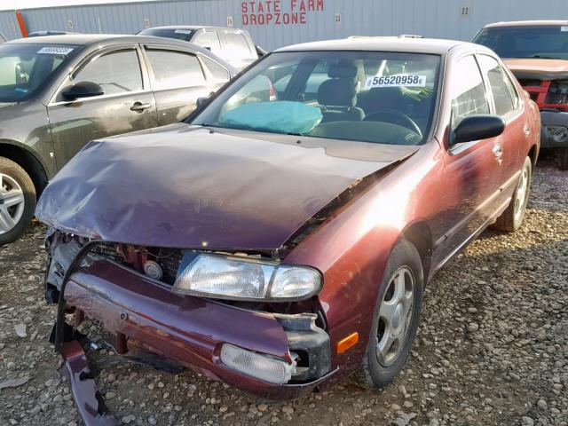 1N4BU31D7VC153857 - 1997 NISSAN ALTIMA XE MAROON photo 2