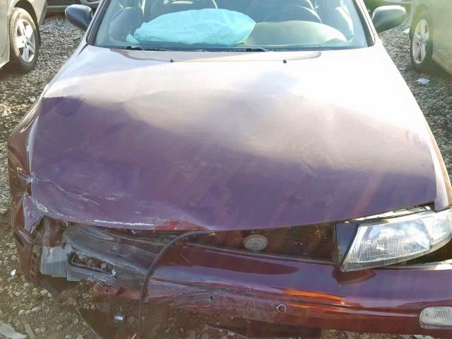 1N4BU31D7VC153857 - 1997 NISSAN ALTIMA XE MAROON photo 7