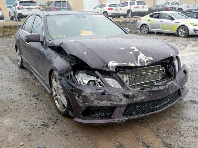 WDDHF9AB5AA171401 - 2010 MERCEDES-BENZ E 550 4MAT BROWN photo 1