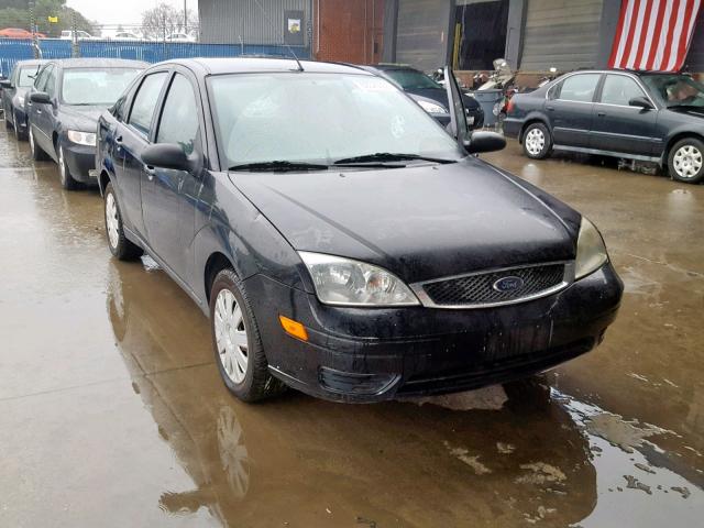 1FAFP34N85W166404 - 2005 FORD FOCUS ZX4 BLACK photo 1