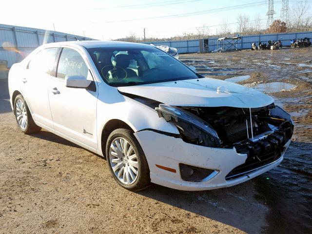 3FADP0L3XCR281494 - 2012 FORD FUSION HYB WHITE photo 1