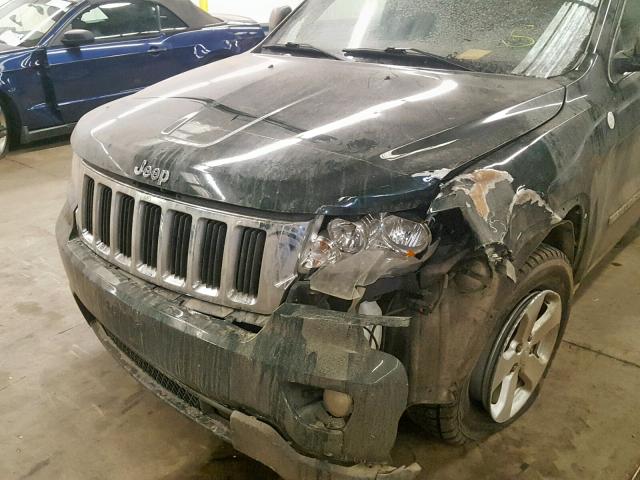 1J4RR4GT2BC542300 - 2011 JEEP GRAND CHER GREEN photo 9