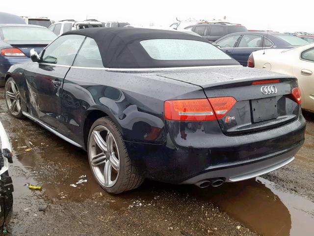 WAUVGAFH4CN003511 - 2012 AUDI S5 PRESTIG BLACK photo 3