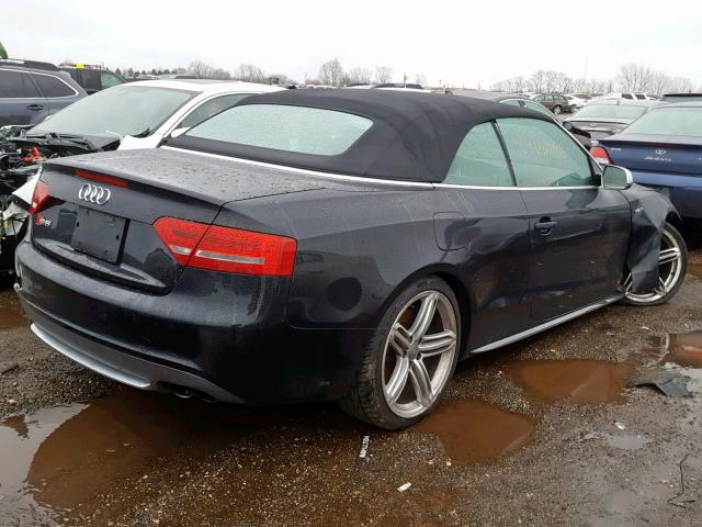 WAUVGAFH4CN003511 - 2012 AUDI S5 PRESTIG BLACK photo 4