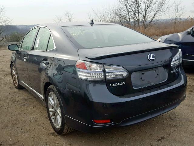 JTHBB1BA5A2023874 - 2010 LEXUS HS 250H GRAY photo 3