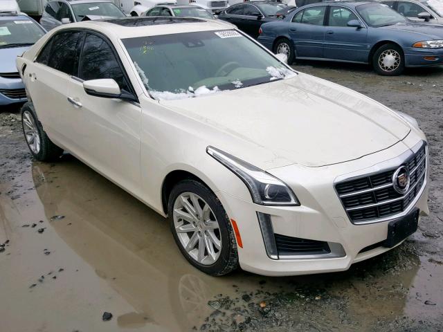 1G6AX5SX9E0153686 - 2014 CADILLAC CTS LUXURY WHITE photo 1