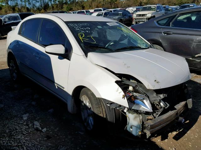 3N1AB6AP3CL757191 - 2012 NISSAN SENTRA 2.0 WHITE photo 1