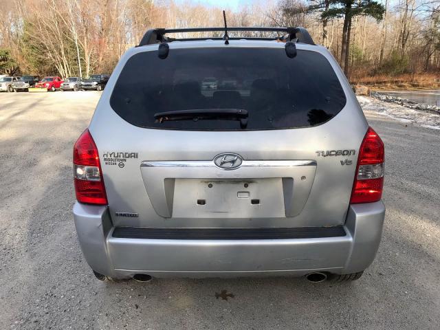 KM8JN12D07U528969 - 2007 HYUNDAI TUCSON SE SILVER photo 6