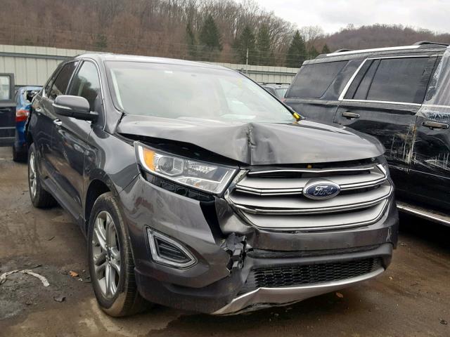 2FMPK4K91HBB91591 - 2017 FORD EDGE TITAN GRAY photo 1